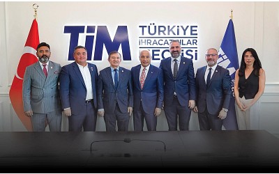 PLASFED Heyeti TİM Başkanı Mustafa Gültepe'yi Ziyaret Etti