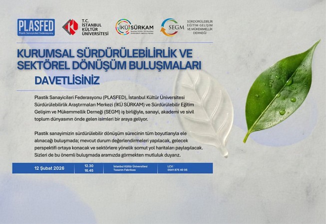 “Kurumsal Sürdürülebilirlik ve Sektörel Dönüşüm Buluşmaları” İKÜ'de düzenlenecek