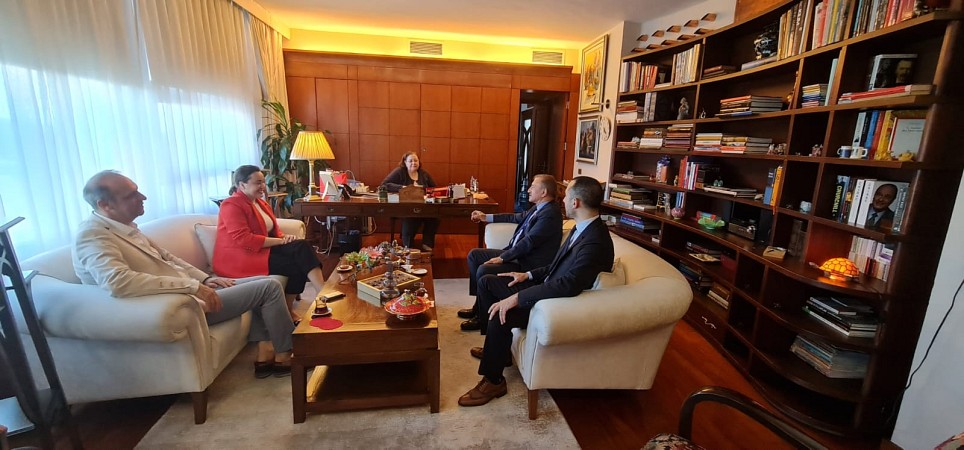 Our President Ömer KARADENİZ Visited Dünya Newspaper