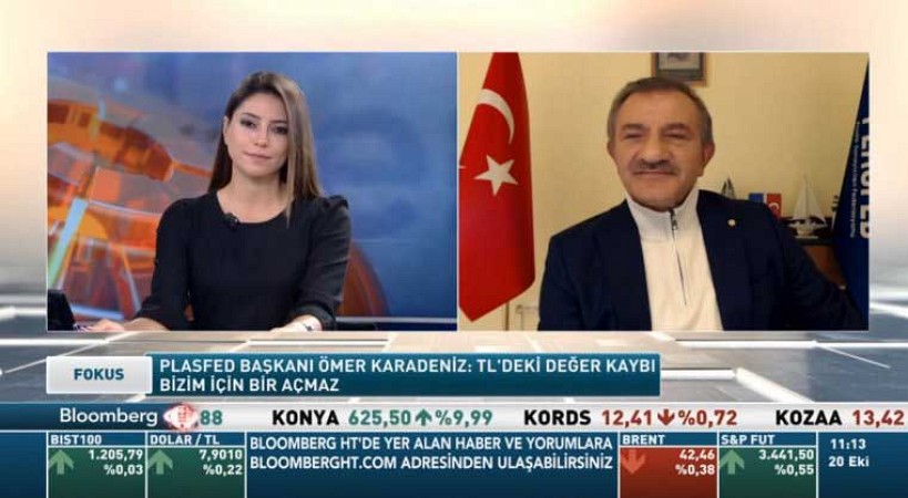 Başkanımız Ömer KARADENİZ BloombergHT'de