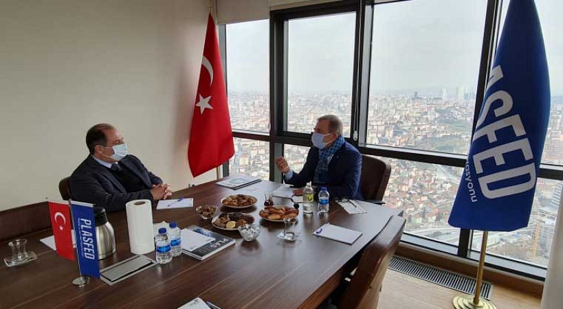 Courtesy Visit to Our Federation by ASD Chairman Zeki SARIBEKİR