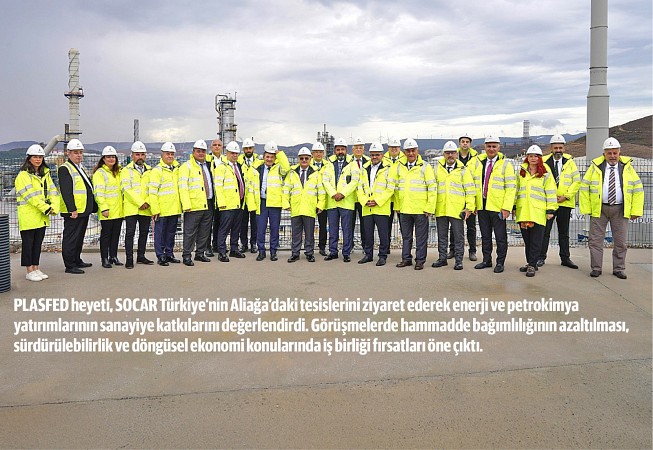 PLASFED Heyeti'nden SOCAR Aliağa ziyareti