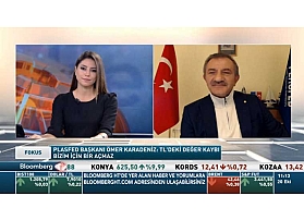 Başkanımız Ömer KARADENİZ BloombergHT'de