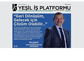 PLASFED, Yeşil İş Platformu’nun manşetinde