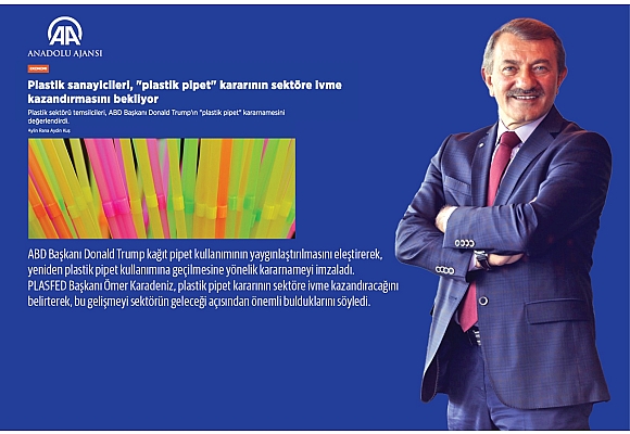 PLASFED Başkanı, plastik pipet kararını AA'ya değerlendirdi