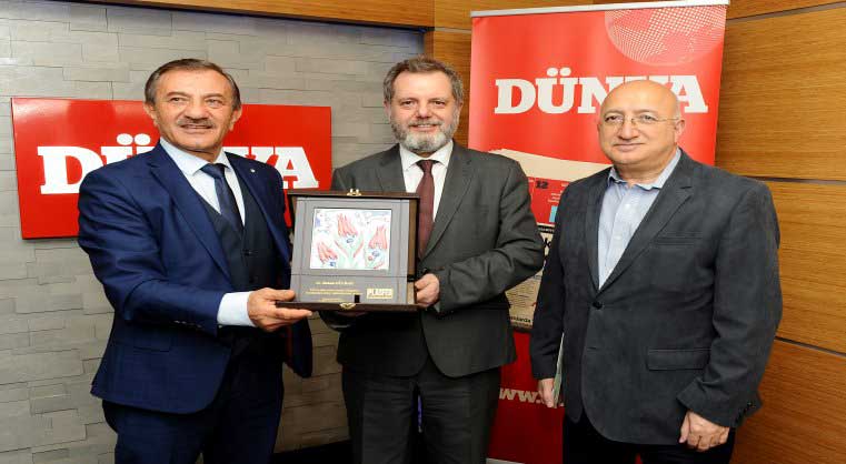 A Visit from the Turkish Plastics Industrialists' Federation to Dunya Newspaper